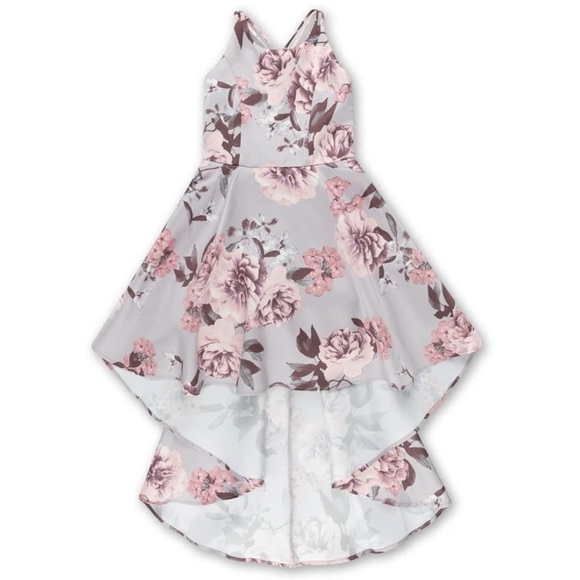 Speechless Floral-Printed High-Low Party Dress - Picture 1 of 2